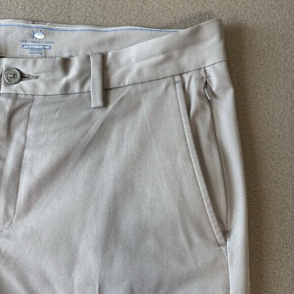 Southern Tide Pants Mens 34x32 Gray Jack Performance Golf Casual Wicking Outdoor - Picture 3 of 16